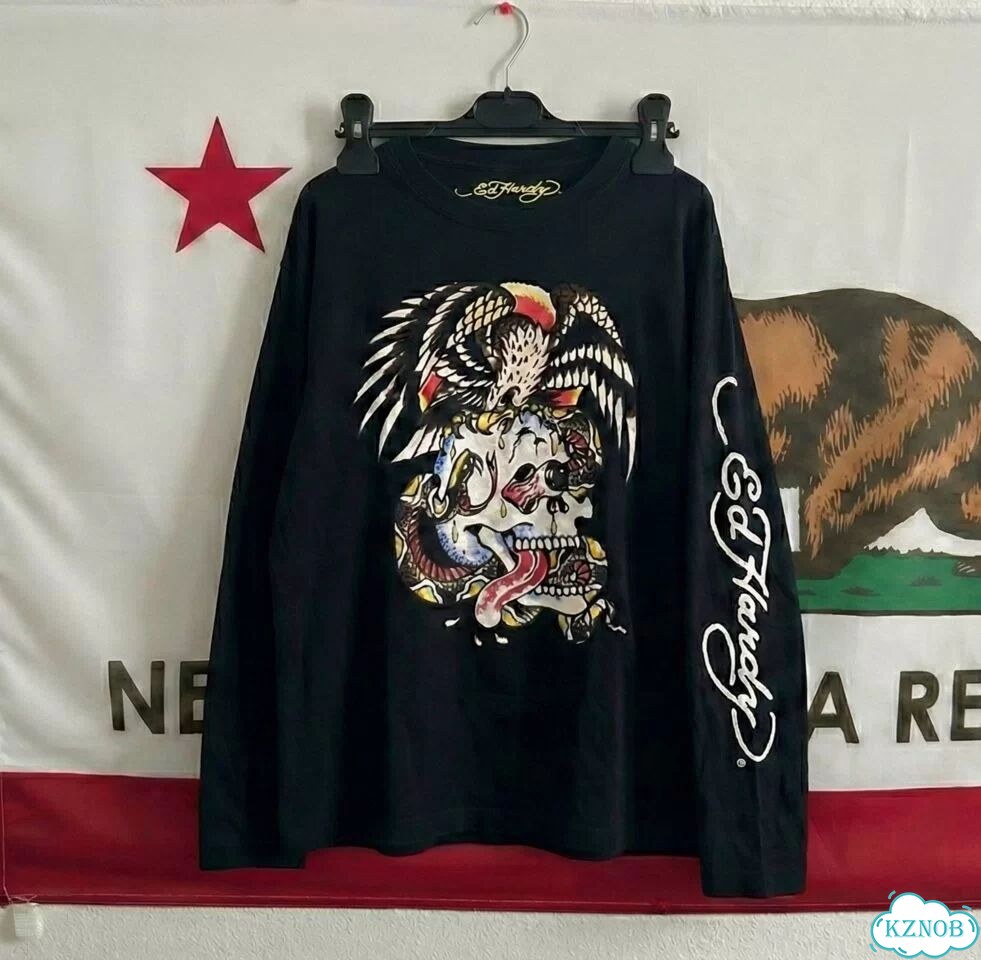 Лонгслив Ed Hardy skull (y2k type) XS-3XL фото 4