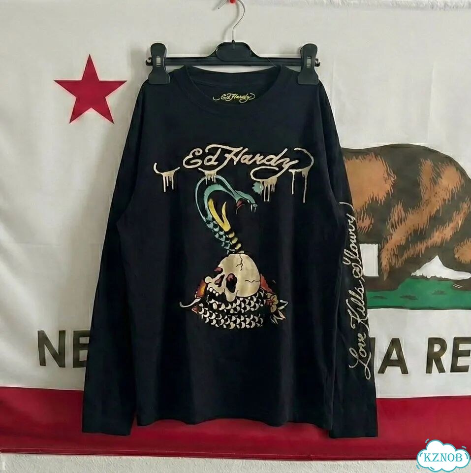 Лонгслив Ed Hardy с коброй (на руках) фото 2