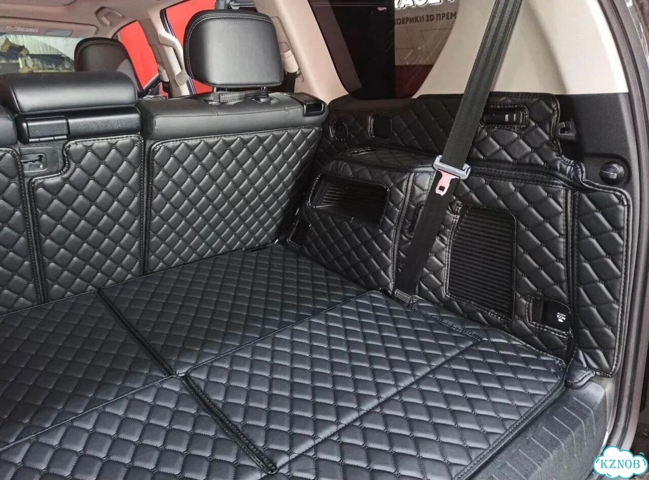 3Д коврики в багажник toyota prado 150 7 фото 3