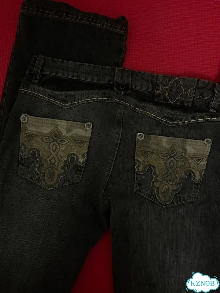 Джинсы bootcut low rise винтаж y2k фото 6