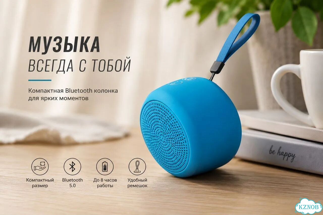 Мощная малышка портативная колонка фото 1