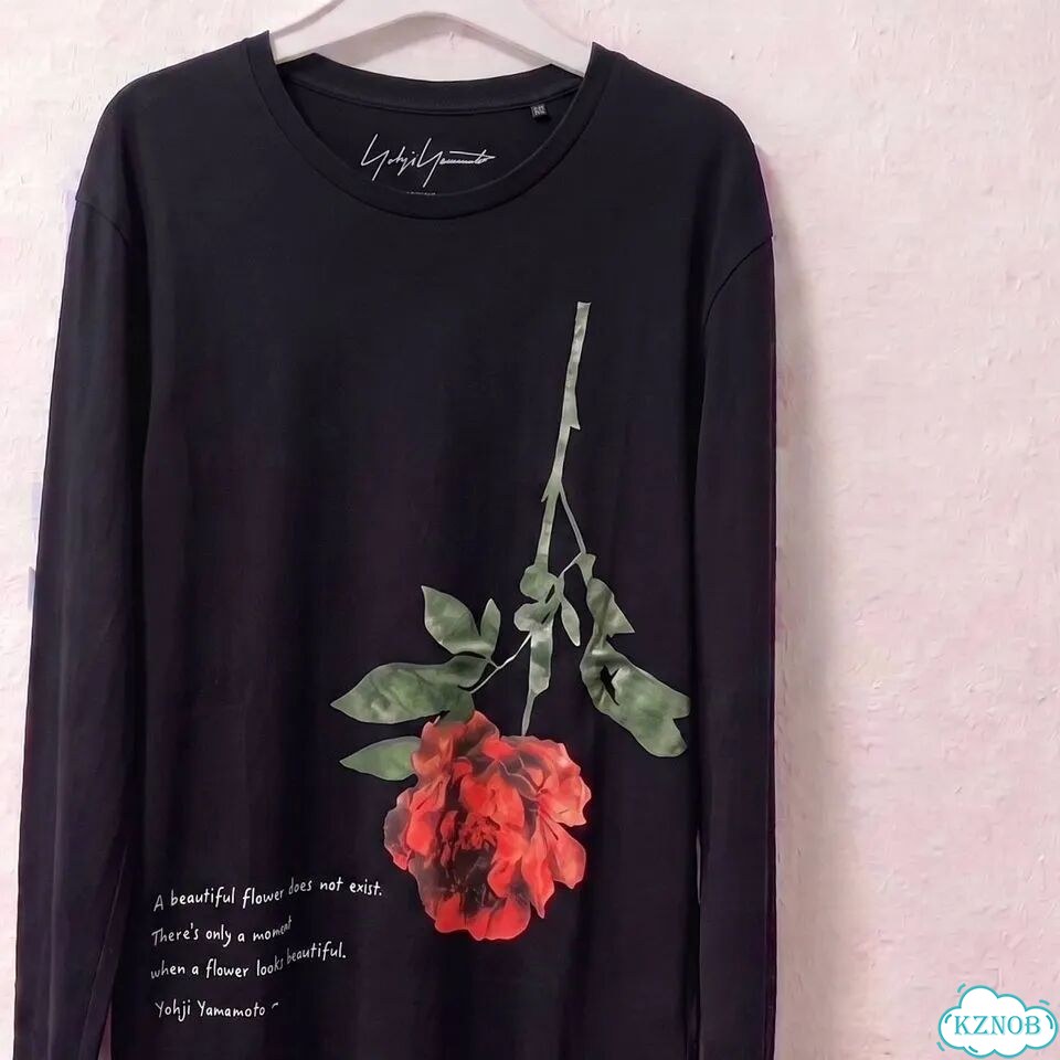 Лонгслив Yohji Yamamoto flower sleeve фото 3