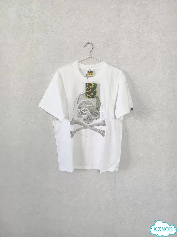 Футболка Bape x Mastermind Белая фото 1