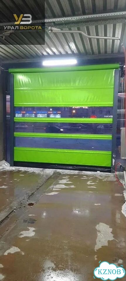 Автоматические ворота пвх для автомоек фото 2