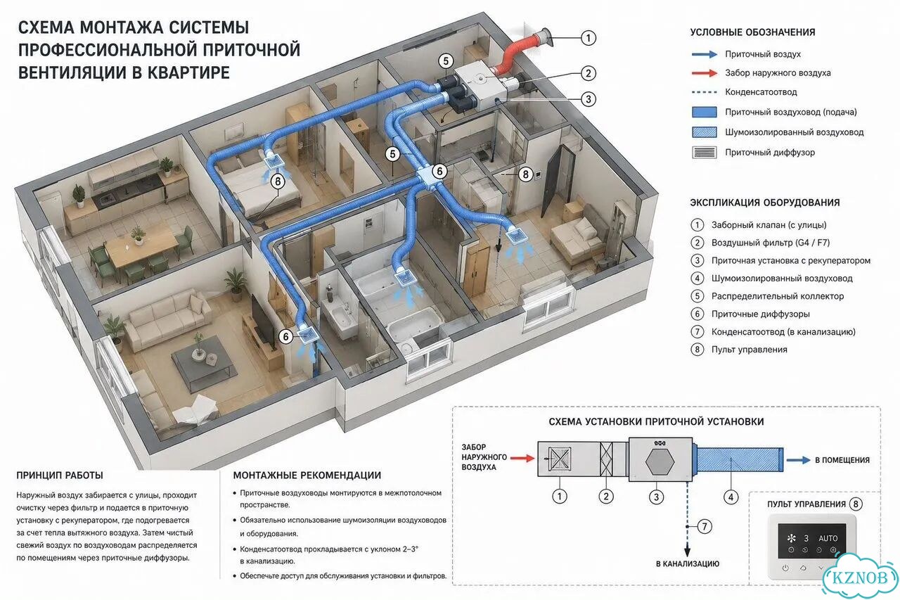 Профессиональная вентиляция в вашу квартиру/дом фото 1