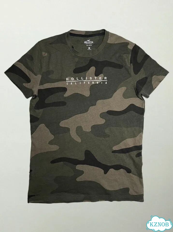 Футболка hollister камуфляж фото 1