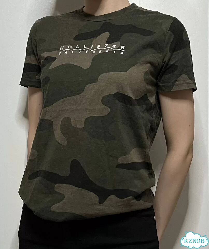 Футболка hollister камуфляж фото 2