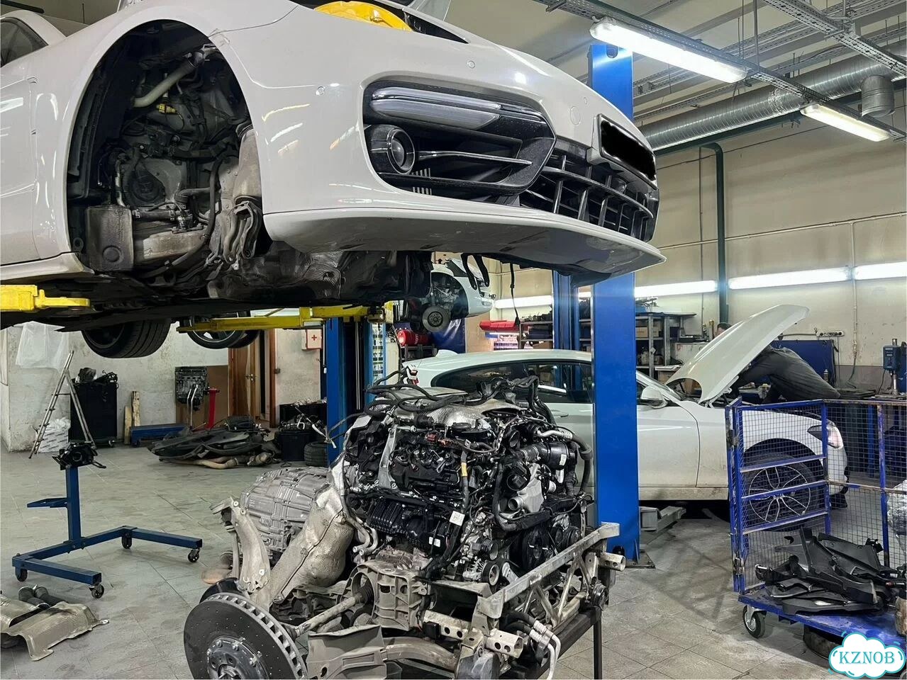 Двигатель Porsche Panamera 4.0 EA825 CVD DTC после 2016 года. Восстановленный. С гарантией фото 8