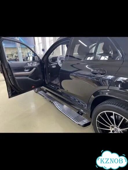 Установка электро порогов на Mercedes GLE Maybach фото 2