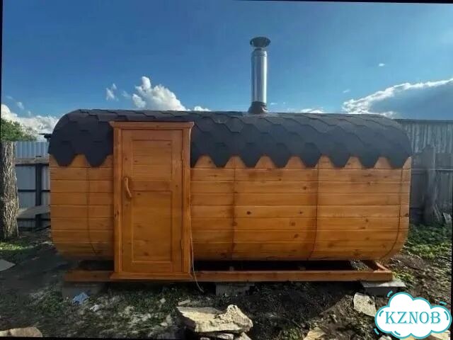 Баня бочка фото 8