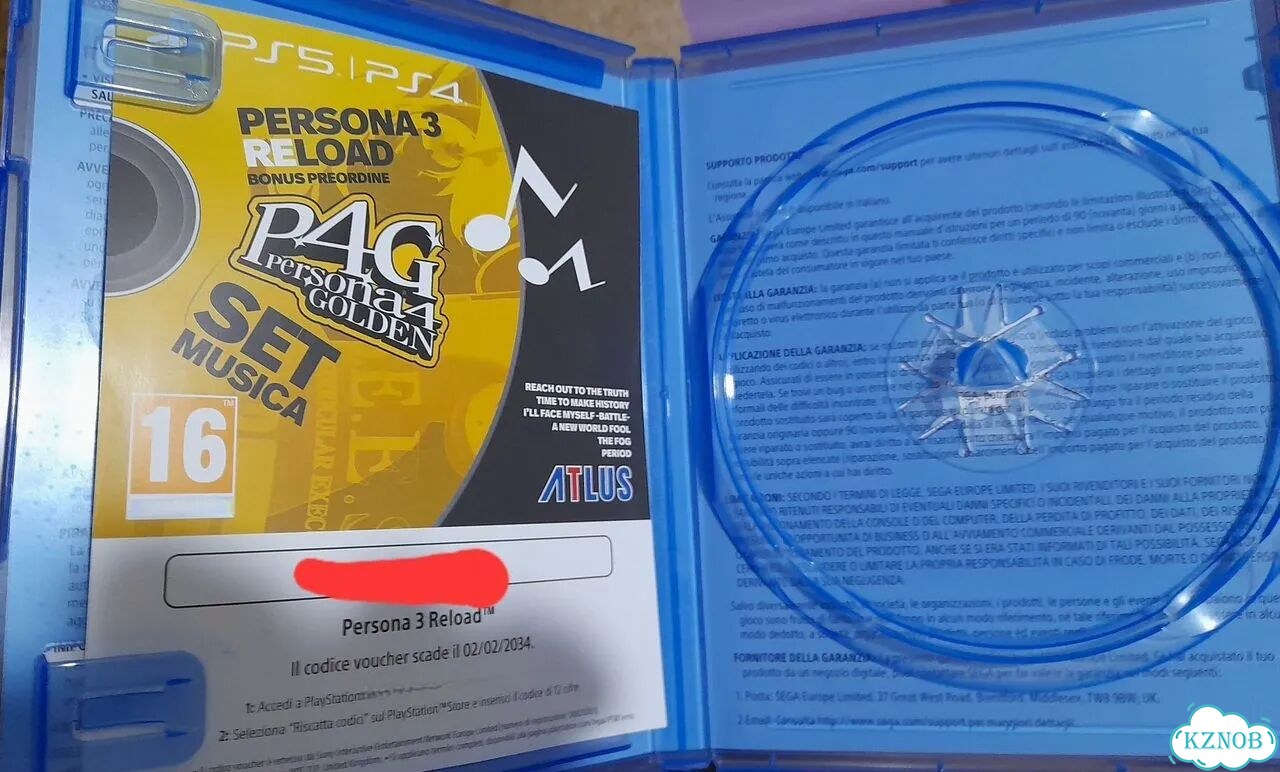 Persona 3 Reload PS4 диск фото 2