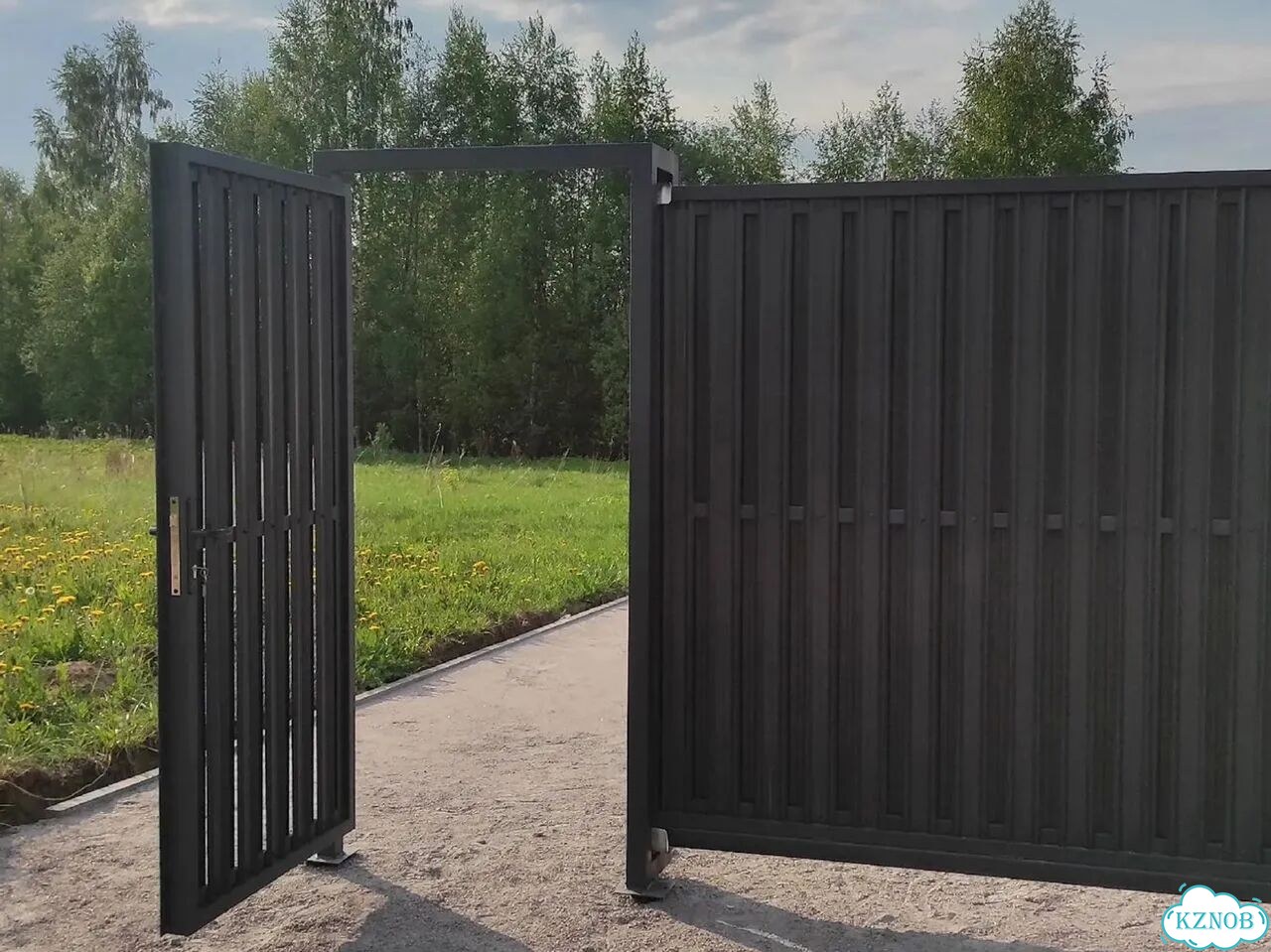 Откатные ворота под ключ. Выезд на замер, договор, гарантия фото 3
