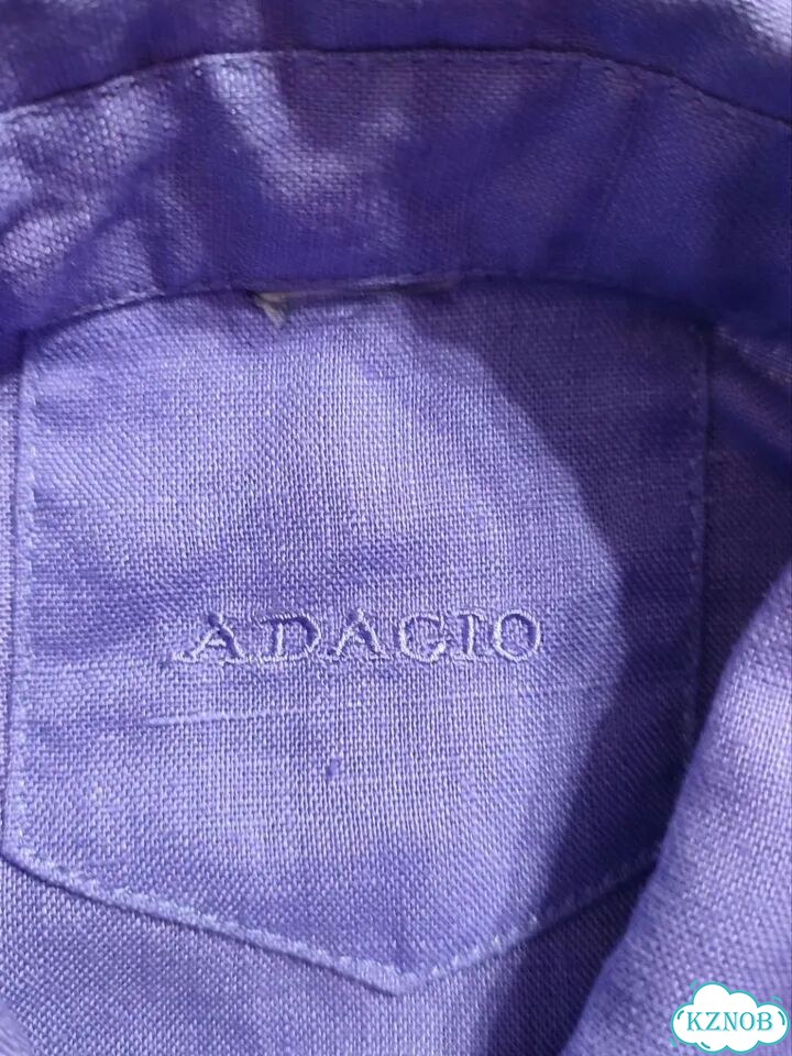 Льняная рубашка Adagio 100% лён фото 10