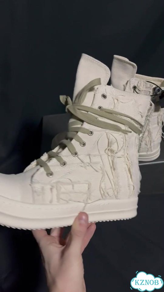 Кеды rick Owens ramones slashed exclusive фото 1