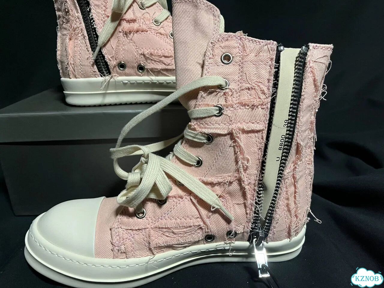 Кеды rick owens ramones slashed exclusive фото 11
