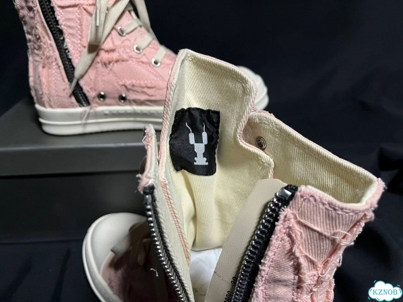 Кеды rick owens ramones slashed exclusive фото 8