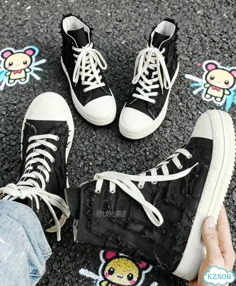 Кеды rick owens ramones slashed premium фото 2