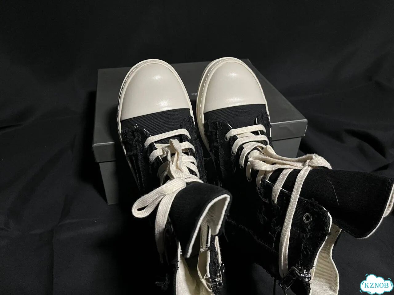 Кеды rick owens ramones slashed premium фото 5
