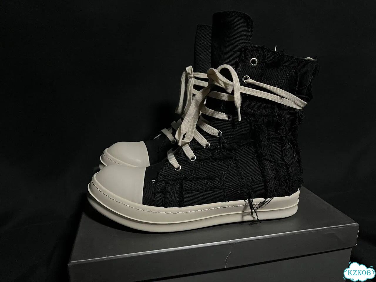 Кеды rick owens ramones slashed premium фото 6