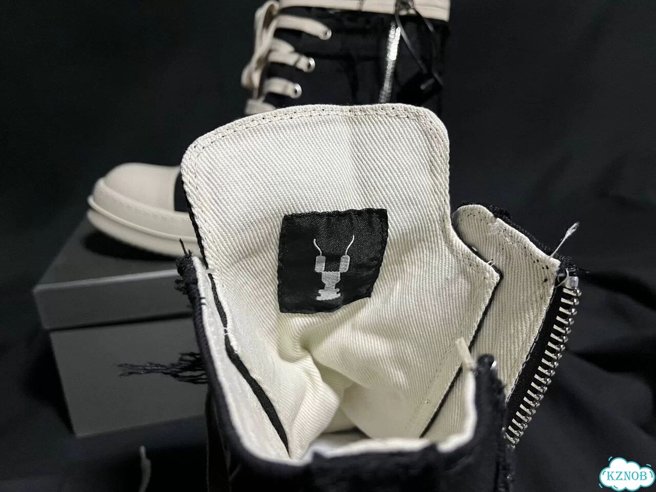 Кеды rick owens ramones slashed premium фото 8