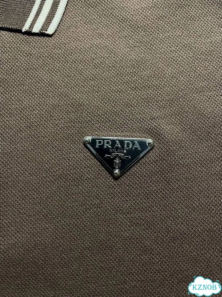 Поло Prada коричневое фото 6