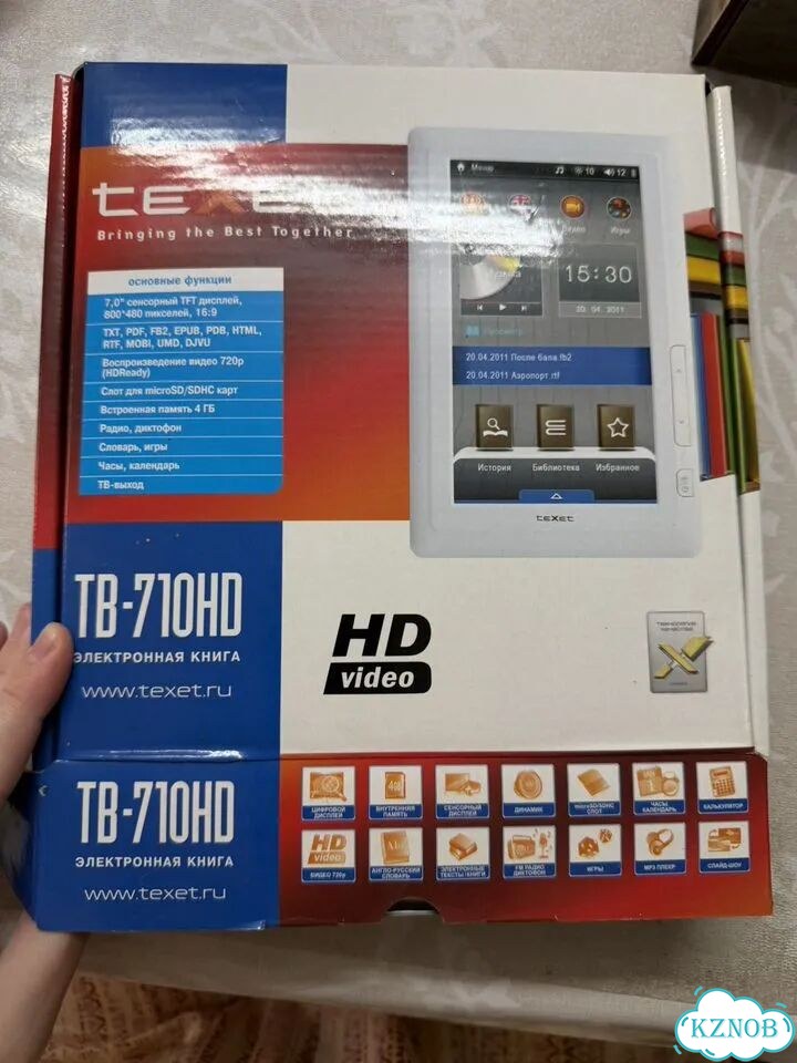 Электронная книга texet TB 710 нd фото 7