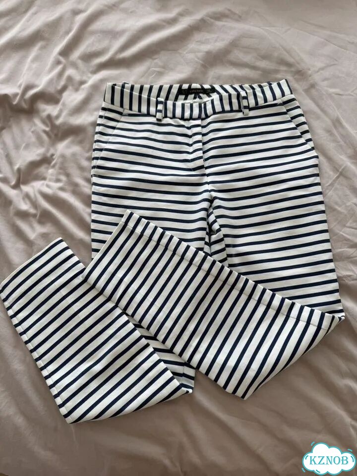 Брюки Zara 34 полосатые фото 1