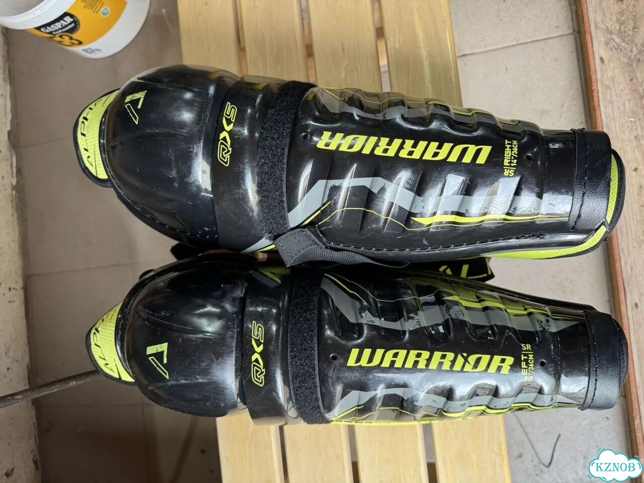 Щитки/наколенники хоккейные Warrior QX5 SR 14'' фото 1