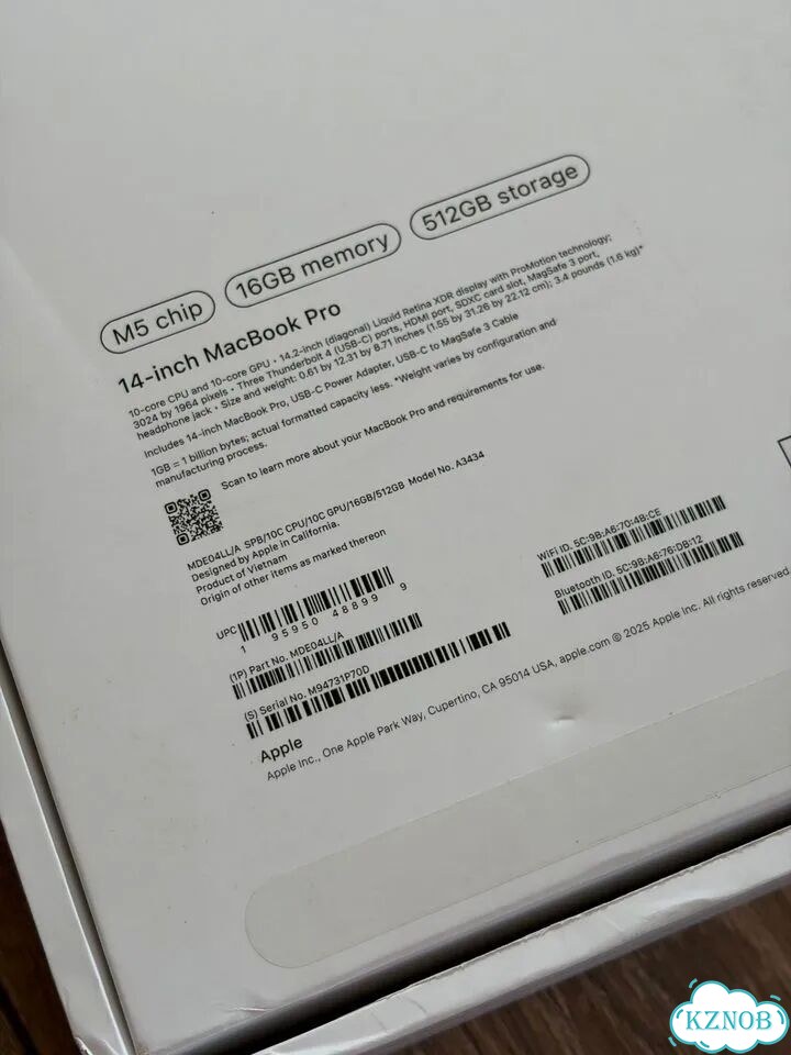 Macbook Pro 14 m5 16 512 black фото 1