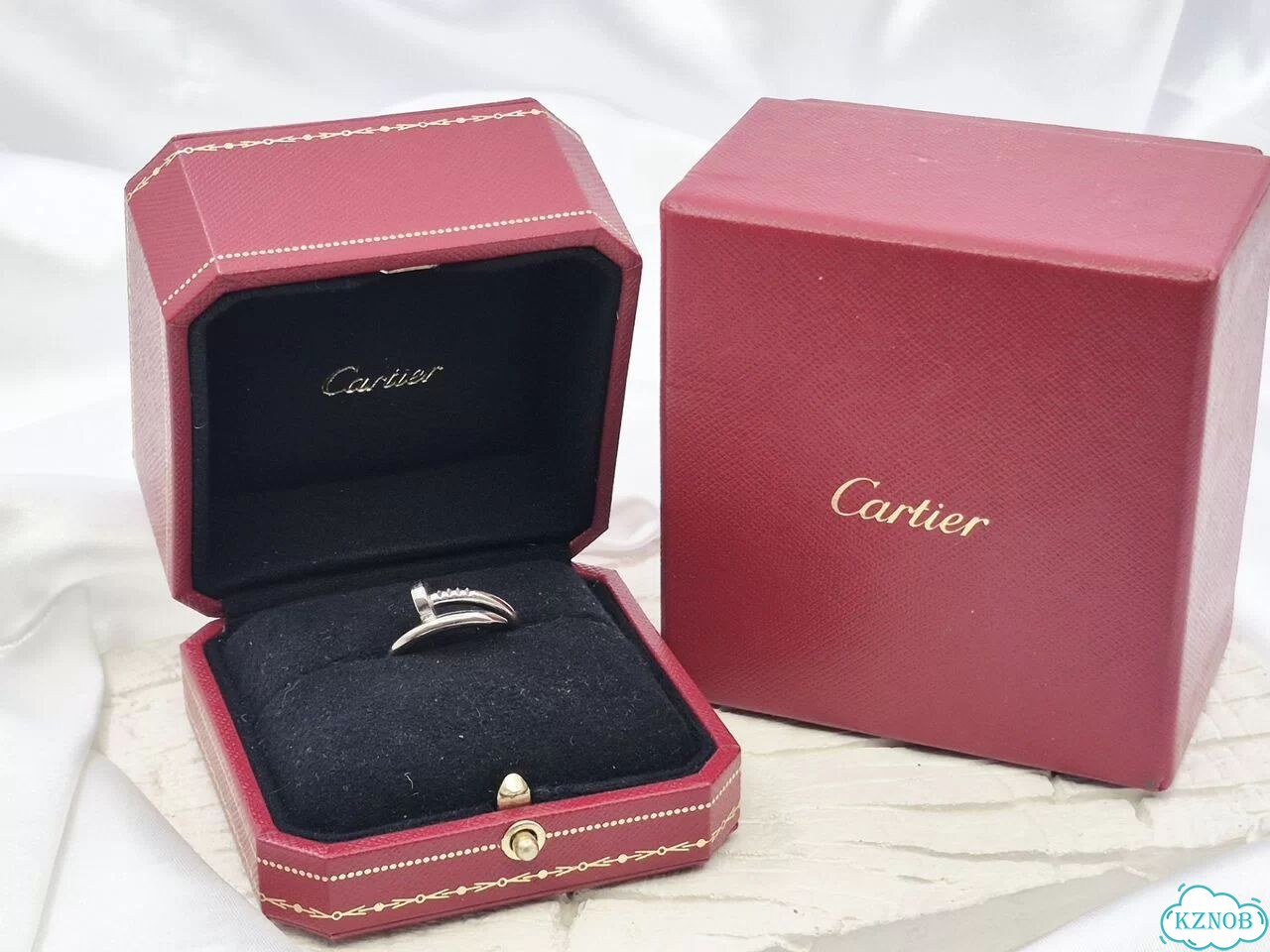 Золотое кольцо Cartier Juste un Clou 750 пробы фото 1