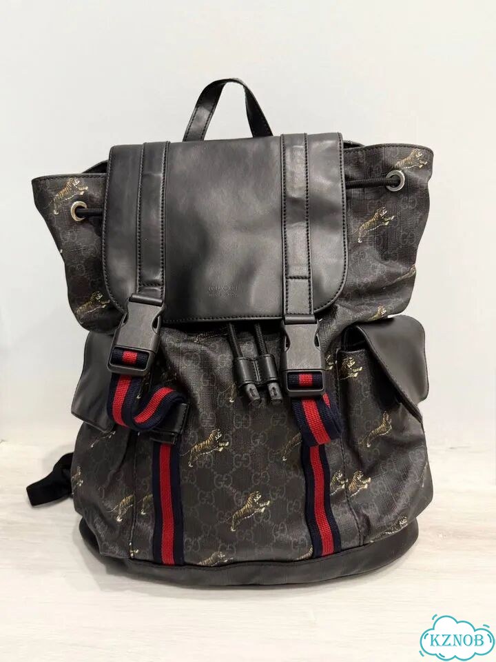 Рюкзак Gucci GG Supreme Tiger Print Backpack фото 1