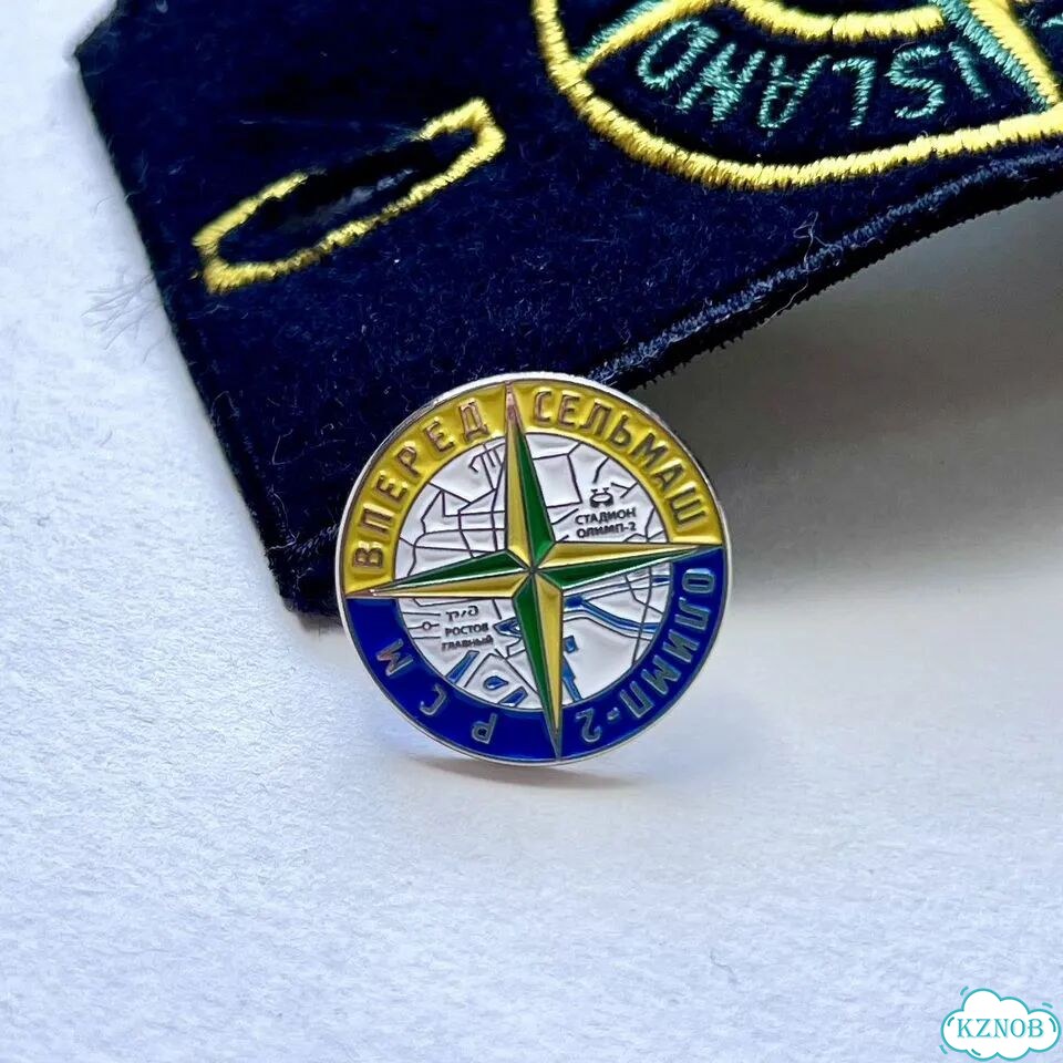 Значок Ростсельмаш / Stone Island Maps / G13 фото 1