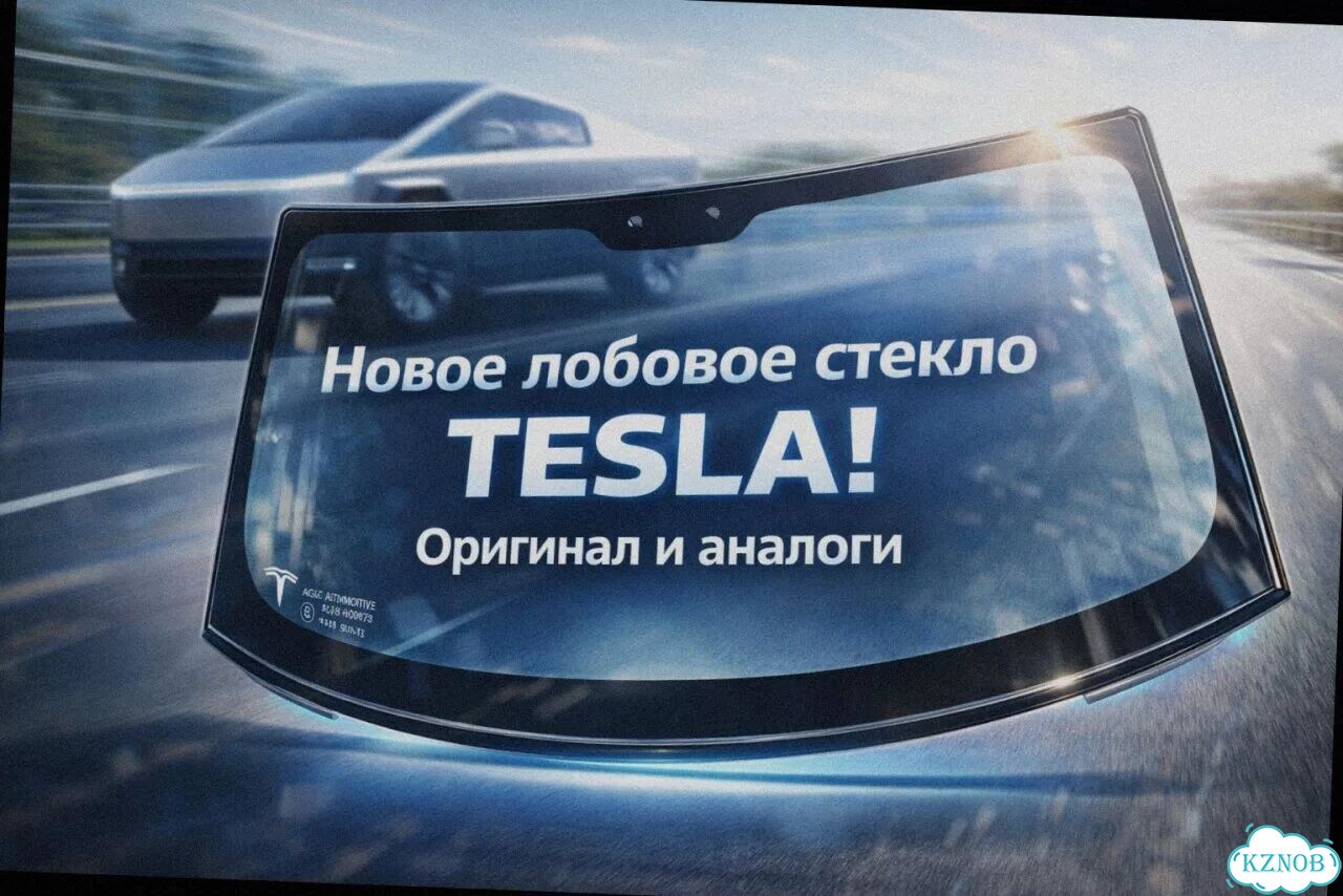 Лобовое стекло tesla model Y фото 1