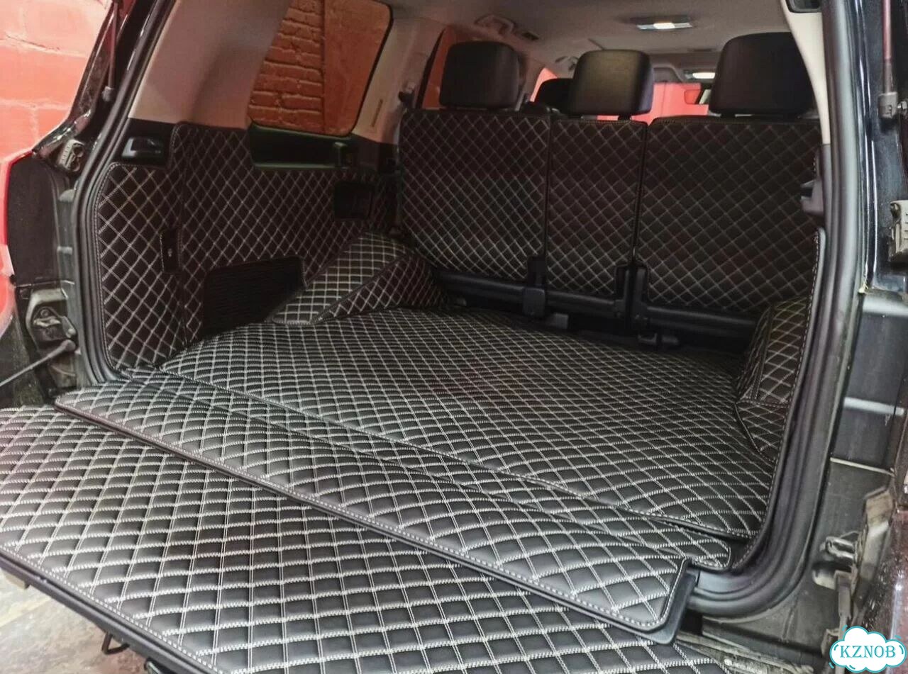 3D коврики в багажник toyota land cruiser 200 фото 2