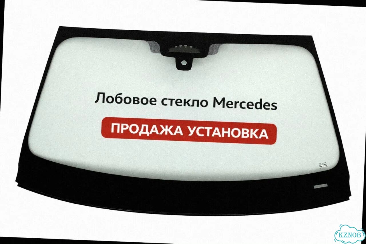 Лобовое стекло mercedes L406-L608 фото 4