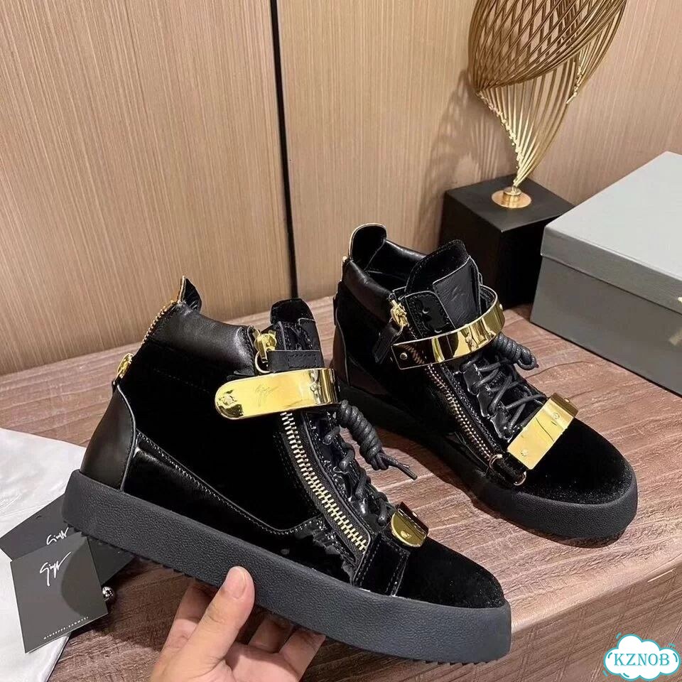 Кеды Guizeppe Zanotti high черные фото 2