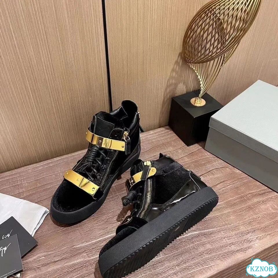 Кеды Guizeppe Zanotti high черные фото 3