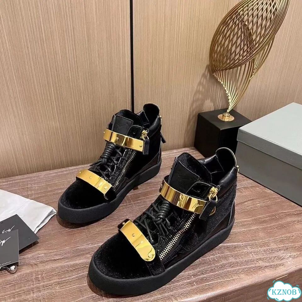 Кеды Guizeppe Zanotti high черные фото 5