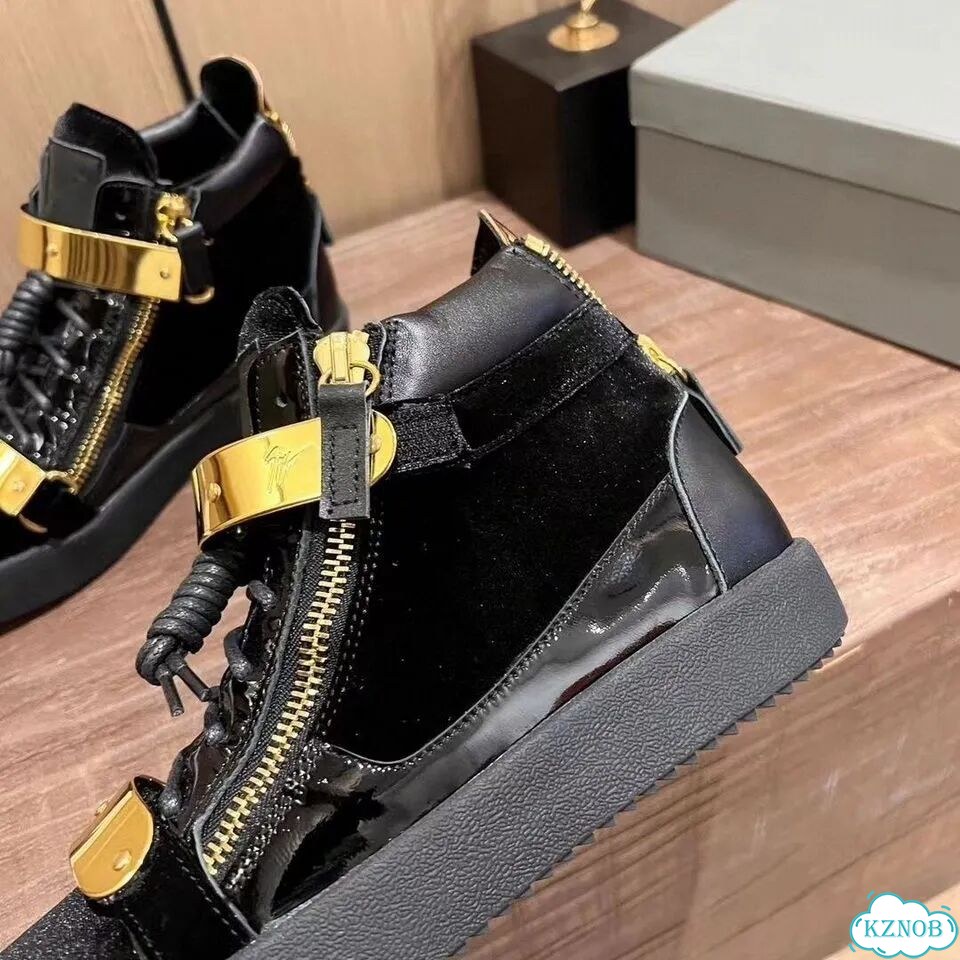 Кеды Guizeppe Zanotti high черные фото 7