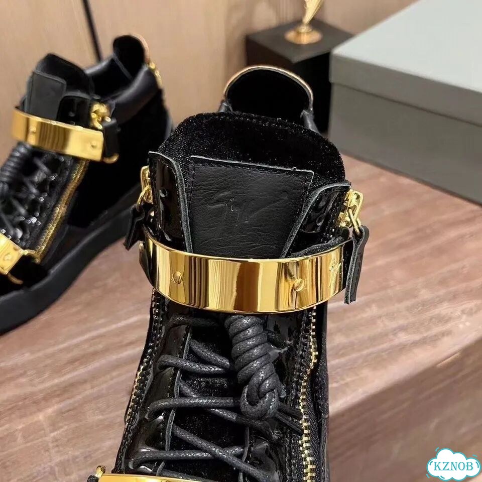 Кеды Guizeppe Zanotti high черные фото 8