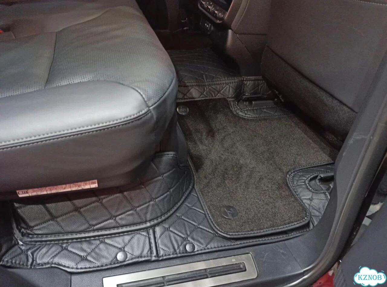 3Д коврики из экокожи toyota land cruiser 300 фото 5