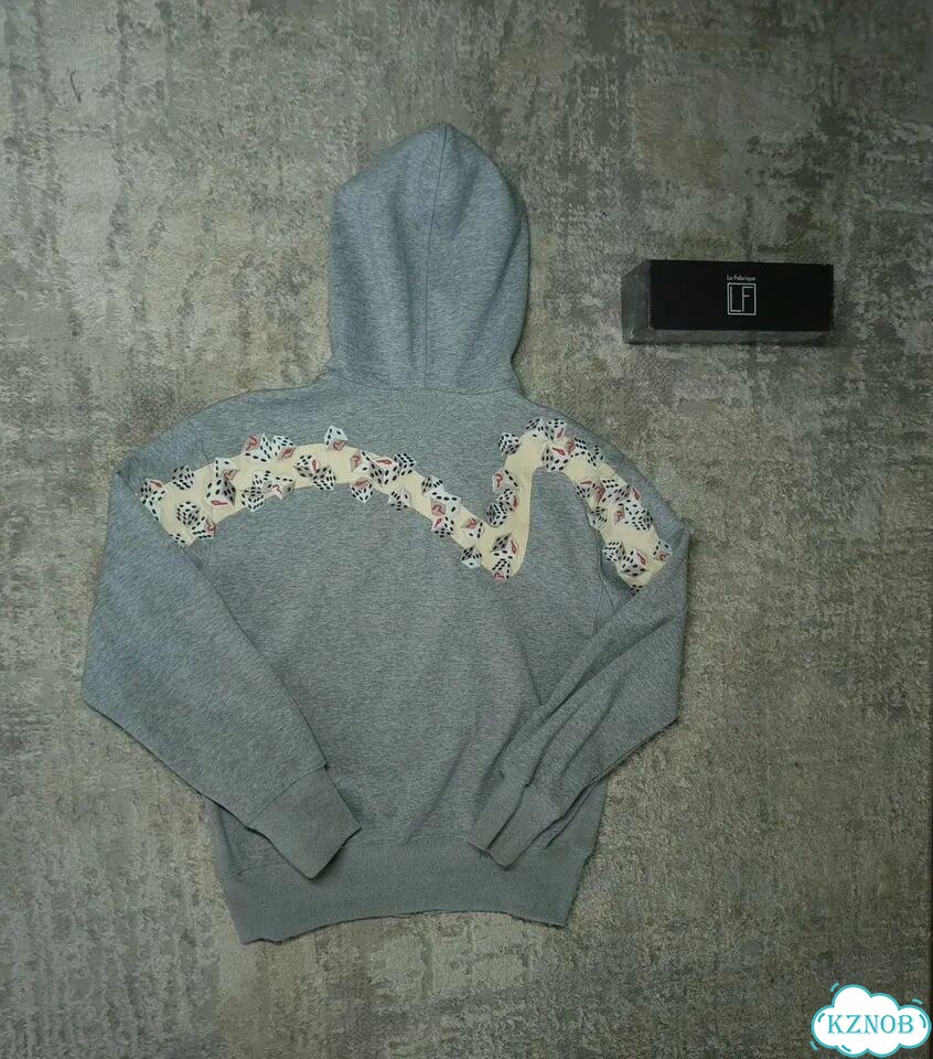 Зип худи evisu gray фото 2