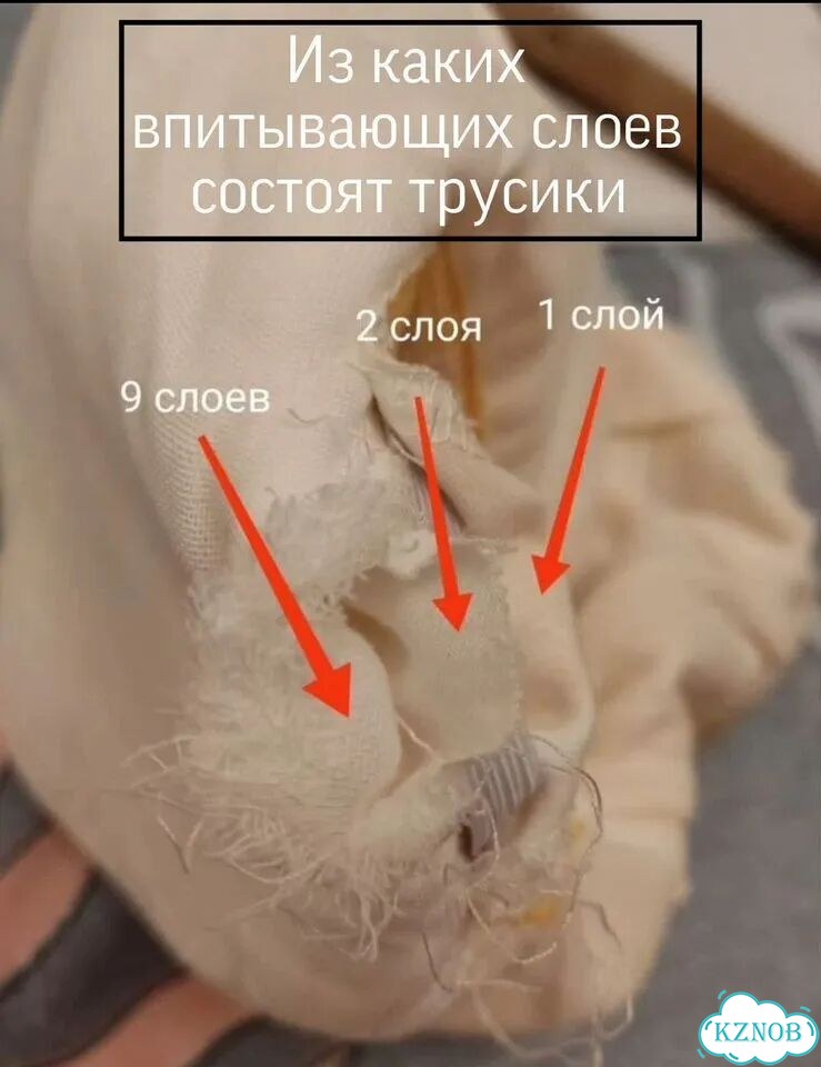 Многоразовые впитывающие трусики из муслина фото 2