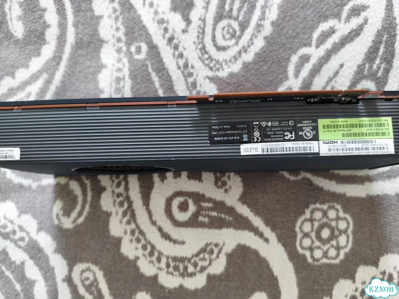Видеокарта Sapphire Radeon RX5700XT фото 4