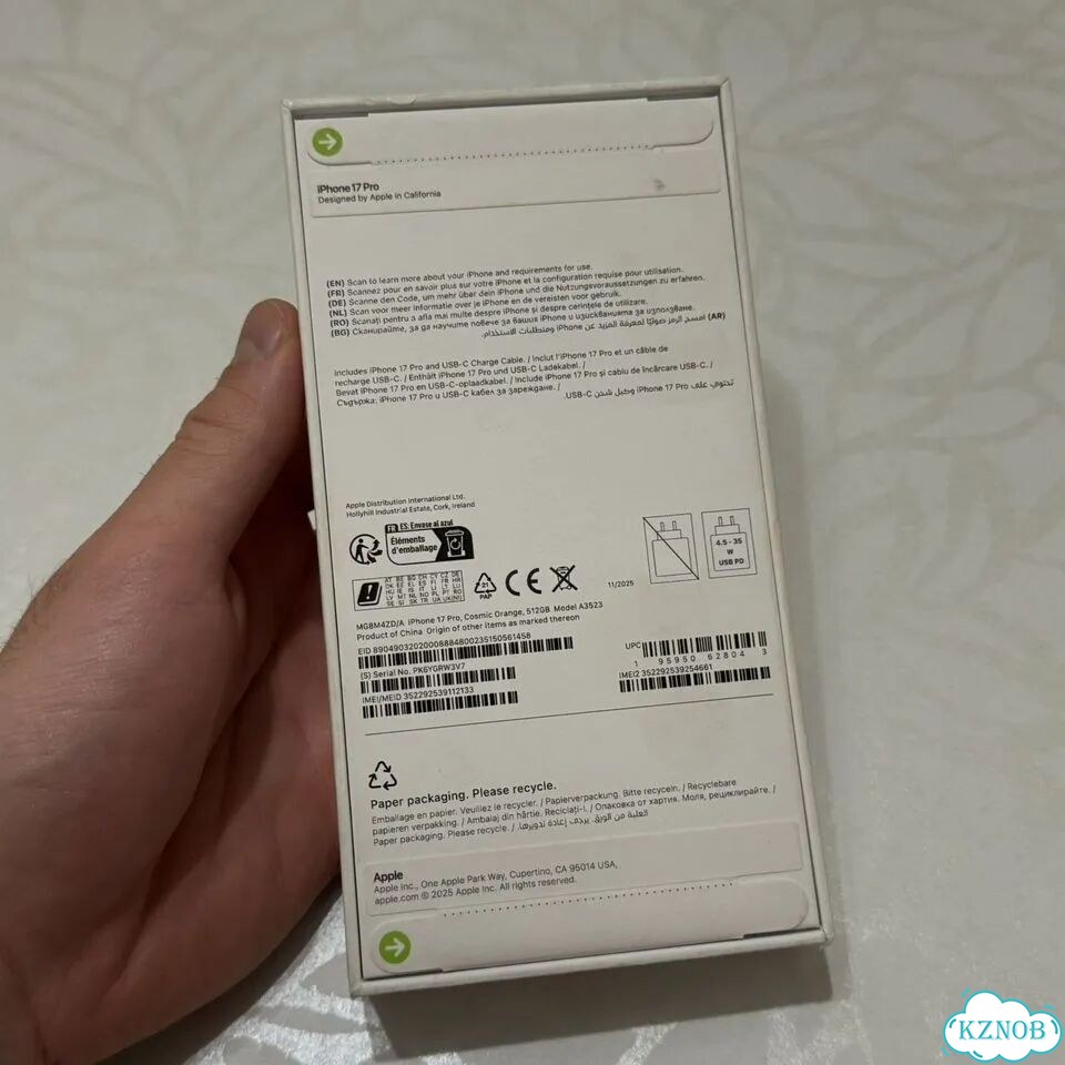 iPhone 17 pro 512 фото 2