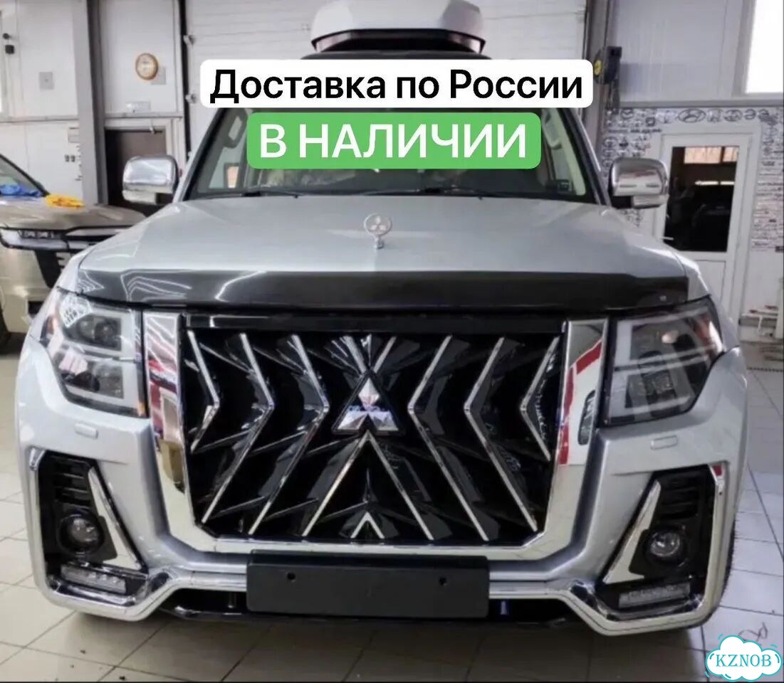 Обвес Black Hawk на Mitsubishi Pajero 4 2006+ фото 1