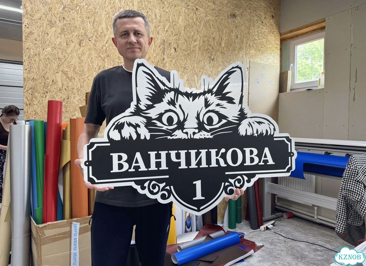 Адресная табличка, указатель, вывеска фото 1