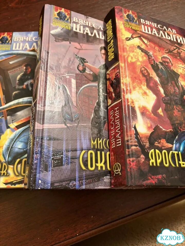 Книги Вячеслава Шалыгина из серии Сокол 2я,3я, 4я фото 1
