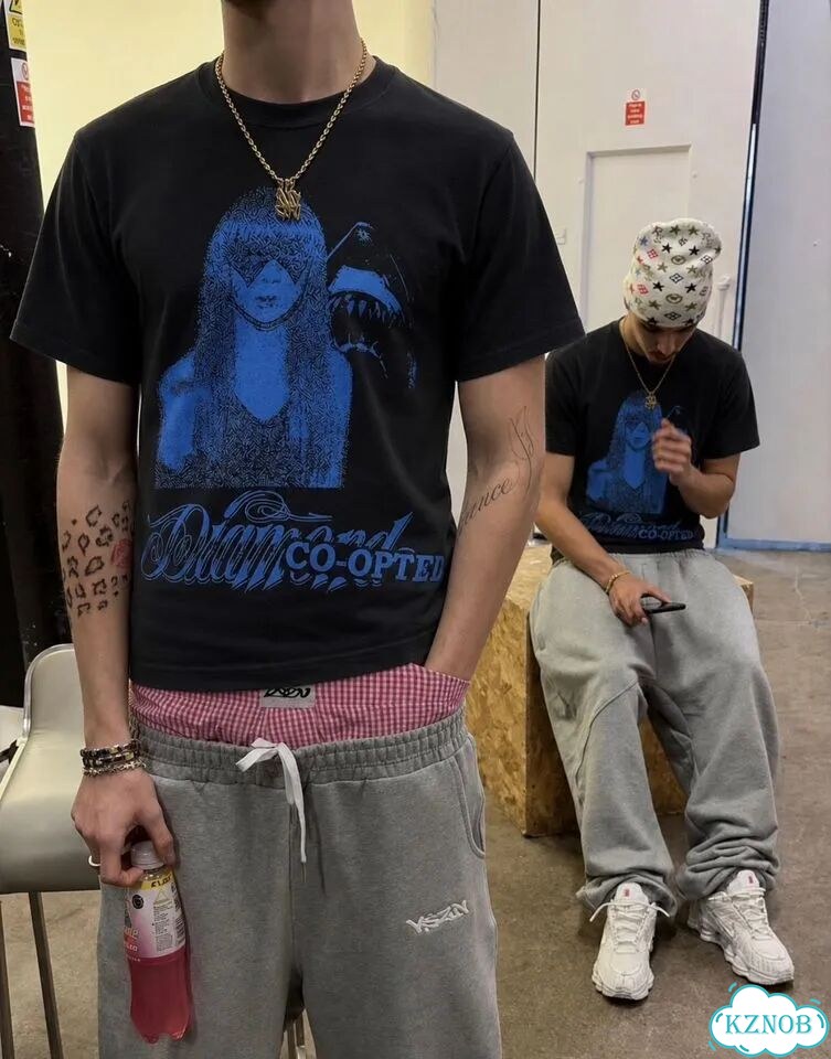 Футболка Raf Simons restricted blue новинка фото 1