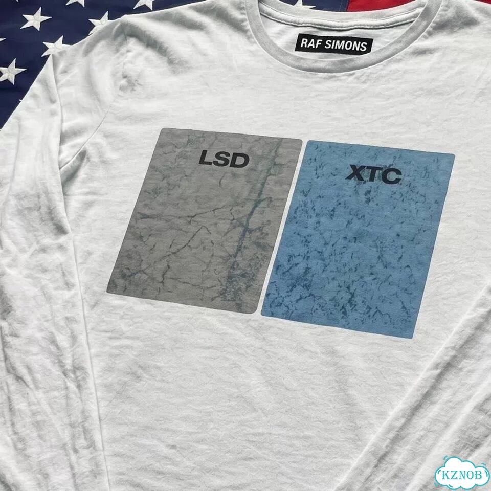 Лонгслив Raf Simons Drugs Lsd Mix белый фото 7